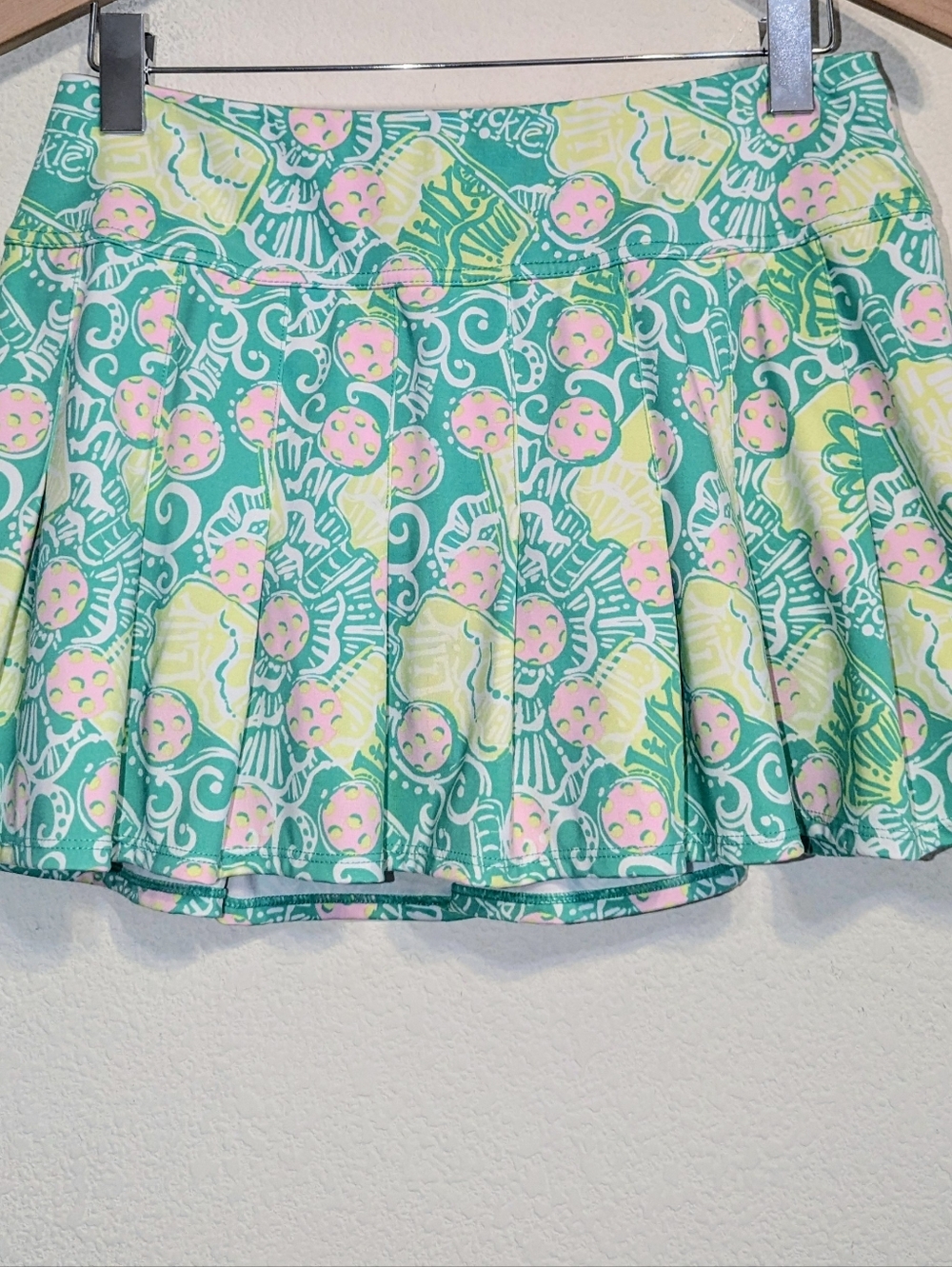 LILLY PULITZER ANNORA SKORT Pleated Luxletic Size Medium Tennis Pickleball Golf